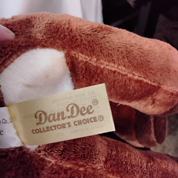 Vintage Dan Dee Rudolph Clarise 10" Stuffed  Plush - Picture 5 of 10